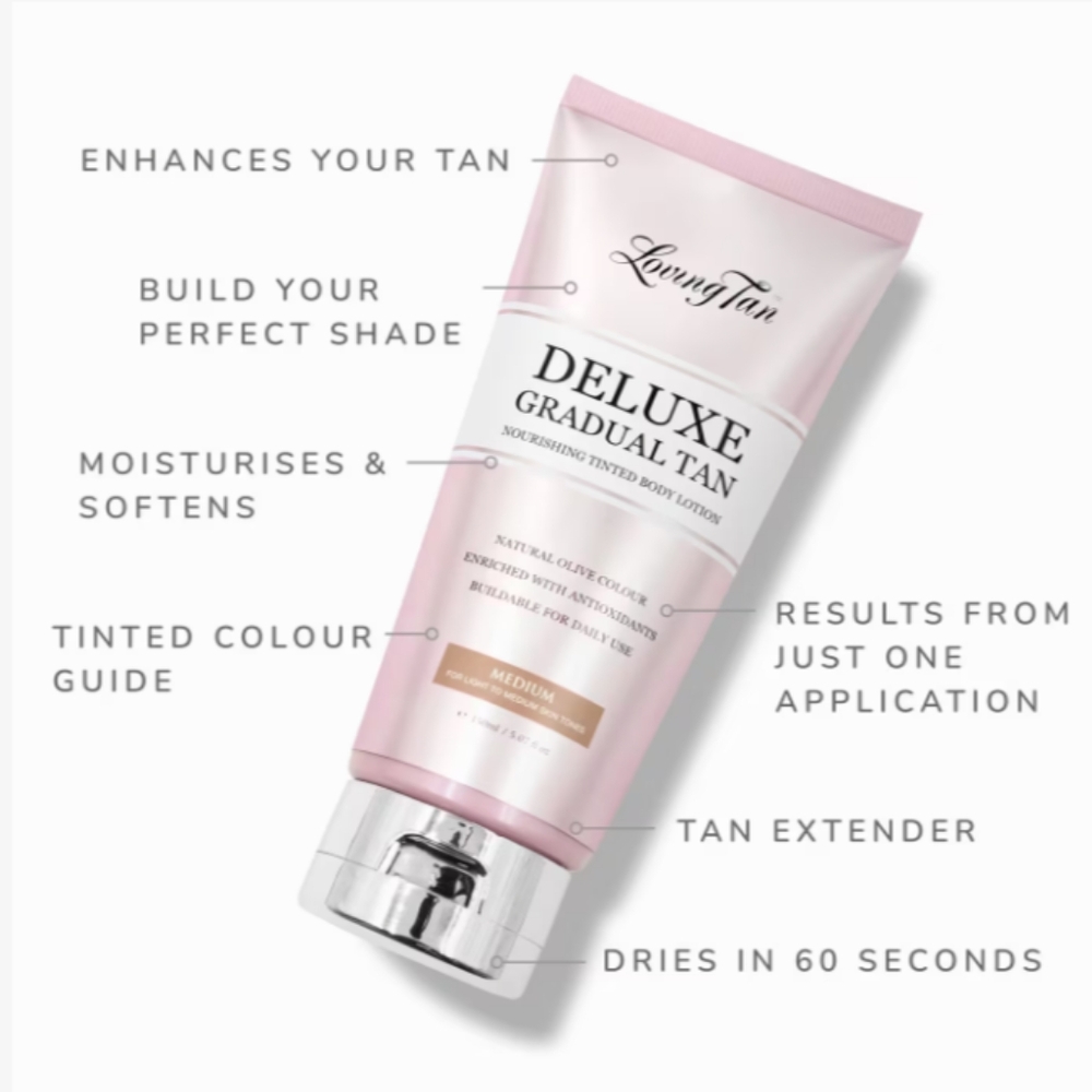 NEW Loving Tan Deluxe Gradual Tan Tinted Lotion - Medium - Picture 3 of 3